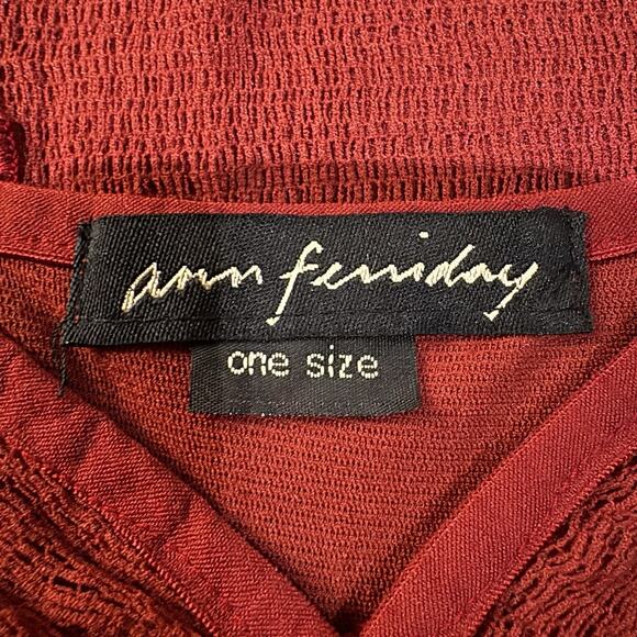 Ann Ferriday Vintage Spider Mesh Draped Babydoll Fairy Tunic Cami - Picture 5 of 6